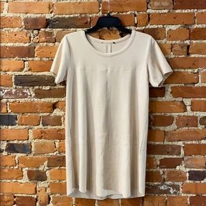 Suede dress! Beige
